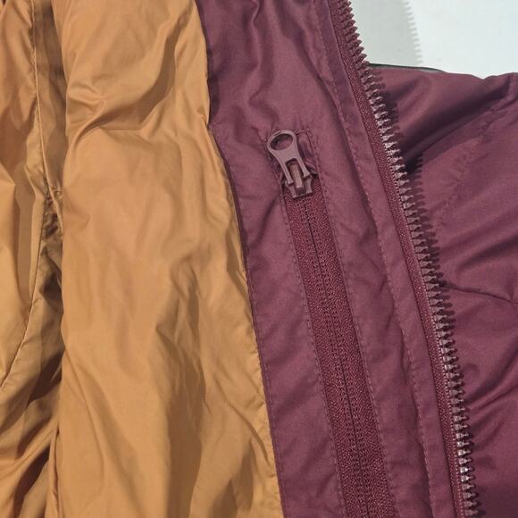 Wanakome Canada Calypso Burgundy Long Quilted Winter Down Coat - Size Med - Picture 7 of 16